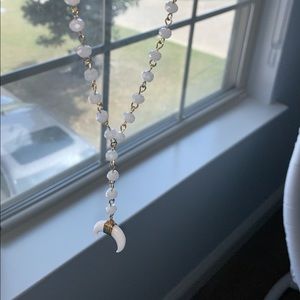 crescent moon choker necklace
